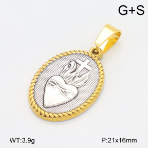 2P2005388baka-355  Stainless Steel Pendant