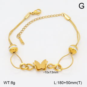 2B4005538bbml-739  Stainless Steel Bracelet