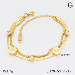 2B4005542bbml-739  Stainless Steel Bracelet