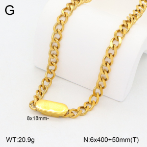 2N2008076bbov-739  Stainless Steel Necklace