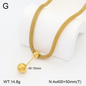 2N2008079bbov-739  Stainless Steel Necklace