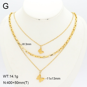 2N2008090abol-739  Stainless Steel Necklace