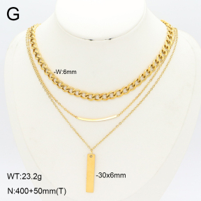 2N2008091bbov-739  Stainless Steel Necklace