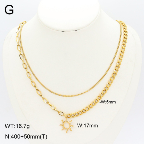 2N2008092abol-739  Stainless Steel Necklace