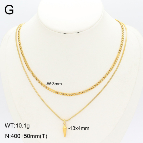 2N2008093bbov-739  Stainless Steel Necklace