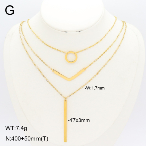 2N2008097bbov-739  Stainless Steel Necklace