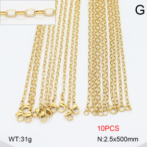 2N2008124bkab-625  Stainless Steel Necklace