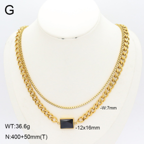 2N4005222vbpb-739  Stainless Steel Necklace