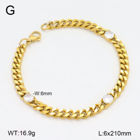 2B4005549ahlv-452  Stainless Steel Bracelet