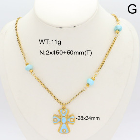 2N4005234bhjl-669  Stainless Steel Necklace