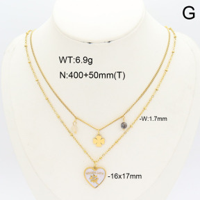 2N4005237bhjl-669  Stainless Steel Necklace