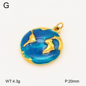 2P3000806bbov-769  Stainless Steel Necklace