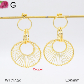 F2E202121bbov-J22  Fashion Copper Earrings