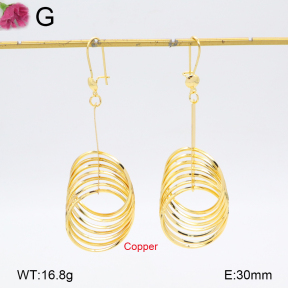 F2E202122bbov-J22  Fashion Copper Earrings
