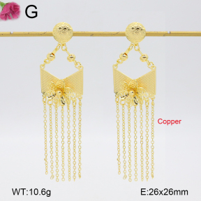 F2E202125bbov-J22  Fashion Copper Earrings