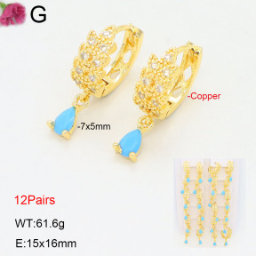 F2E402185amaa-J22  Fashion Copper Earrings