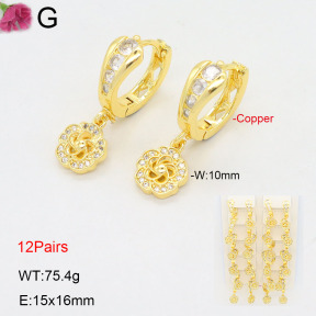 F2E402187amaa-J22  Fashion Copper Earrings