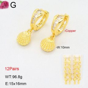 F2E402194amaa-J22  Fashion Copper Earrings