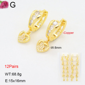 F2E402195amaa-J22  Fashion Copper Earrings