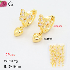 F2E402202amaa-J22  Fashion Copper Earrings