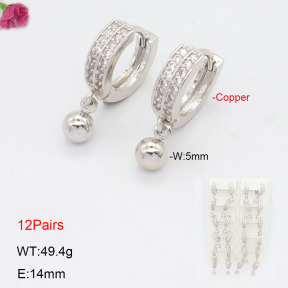 F2E402208akia-J22  Fashion Copper Earrings