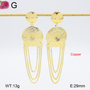 F2E402228bbov-J22  Fashion Copper Earrings