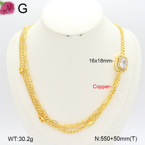 F2N401340vhov-J22  Fashion Copper Necklace