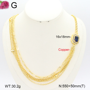 F2N401342vhov-J22  Fashion Copper Necklace