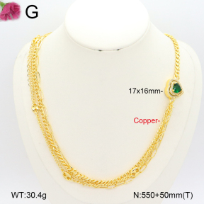 F2N401345vhov-J22  Fashion Copper Necklace