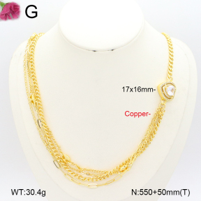 F2N401346vhov-J22  Fashion Copper Necklace