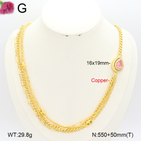 F2N401347vhov-J22  Fashion Copper Necklace