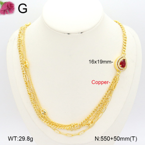 F2N401348vhov-J22  Fashion Copper Necklace