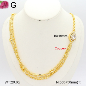 F2N401349vhov-J22  Fashion Copper Necklace