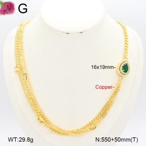 F2N401350vhov-J22  Fashion Copper Necklace