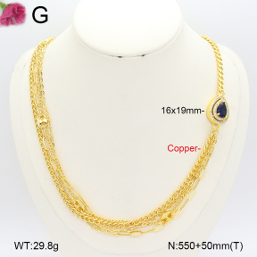 F2N401351vhov-J22  Fashion Copper Necklace