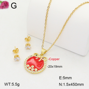 F2S006452bbov-J135  Fashion Copper Sets