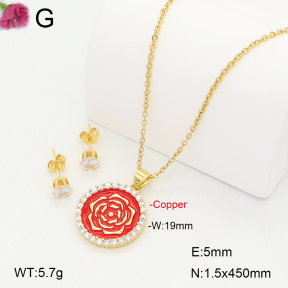 F2S006506bbov-J135  Fashion Copper Sets