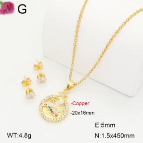 F2S006515bbov-J135  Fashion Copper Sets