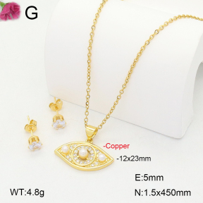 F2S006526bbov-J135  Fashion Copper Sets