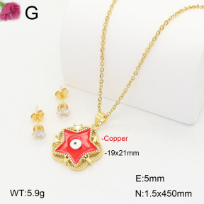 F2S006534bbov-J135  Fashion Copper Sets