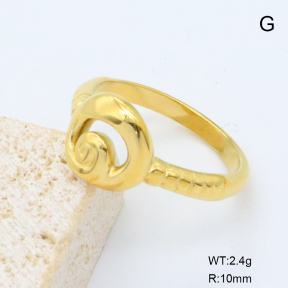 GER001459bhva-066  6-8#  18K PVD,Handmade Polished  Stainless Steel Ring   BC25040005R