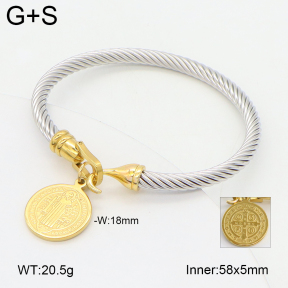 2BA202430vhha-349  Stainless Steel Bangle