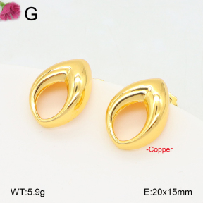 F2E202031bbml-J131  Fashion Copper Earrings