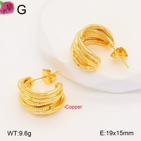 F2E202034vbnl-J131  Fashion Copper Earrings