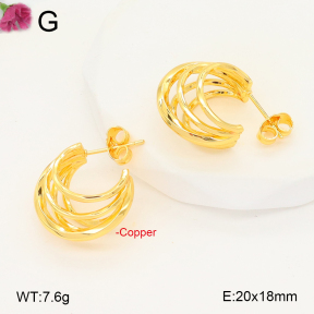 F2E202043vbnl-J131  Fashion Copper Earrings
