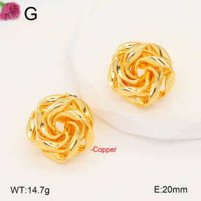 F2E202044bbov-J131  Fashion Copper Earrings