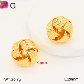 F2E202045bbov-J131  Fashion Copper Earrings