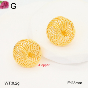 F2E202048bbov-J131  Fashion Copper Earrings
