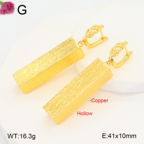 F2E202049bbov-J131  Fashion Copper Earrings