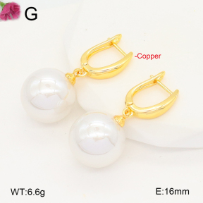 F2E301044vbmb-J131  Fashion Copper Earrings